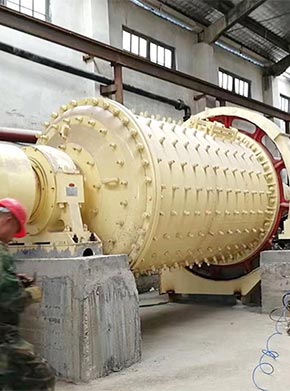 青石球磨机制砂机，一小时50-100吨用多大型号